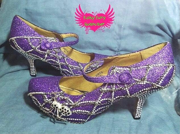 Sparkly Shoes Vsco Glitter Heels Purple Glitter Shoes UK