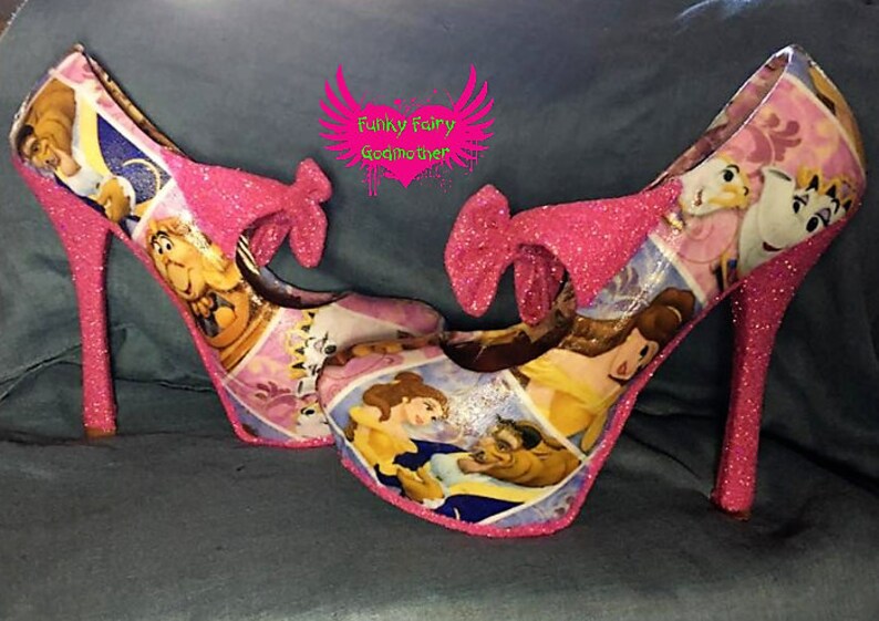 beauty and the beast heels