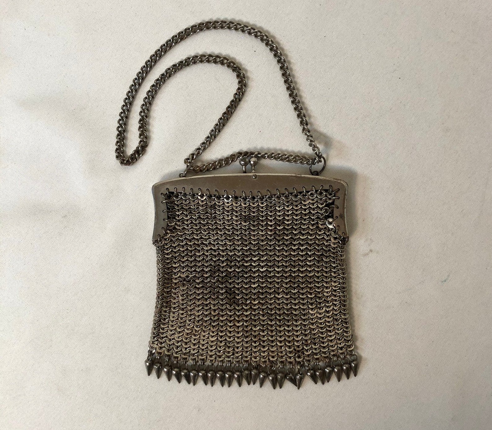 Vintage Metal Purse, 1920'S Antique Purse, Incredible Detail, Evening