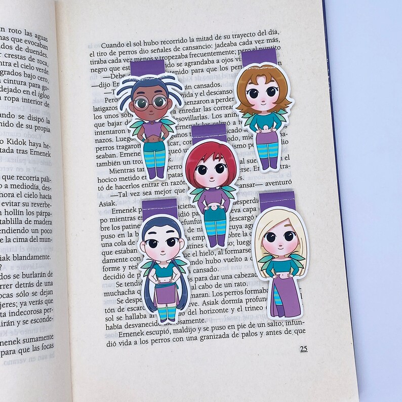 witch magnetic bookmarks and art print etsy