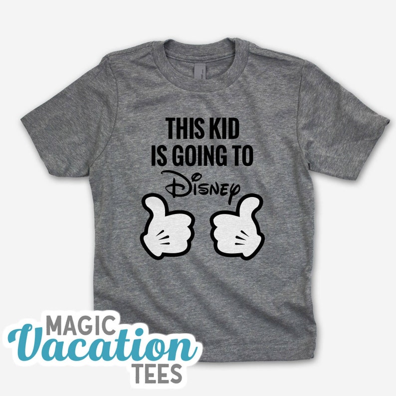 This Kid is Going to Disney Kids Tee Disney Surprise Kids Tee Going to Disney Travel Disney Bound Kid Tee Disney Travel Vacation Tee Bild 1