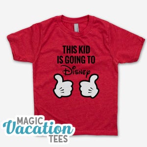 This Kid is Going to Disney Kids Tee Disney Surprise Kids Tee Going to Disney Travel Disney Bound Kid Tee Disney Travel Vacation Tee Rot