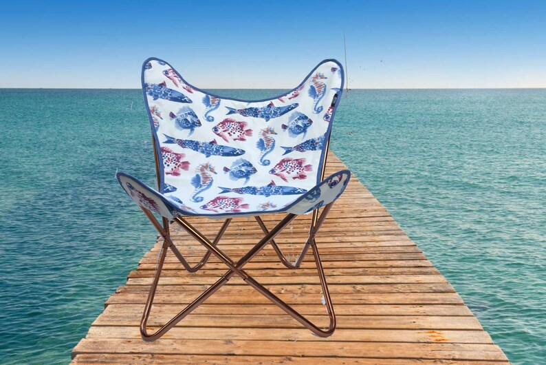 Schmetterling Butterfly Chair 30x50cm Kissenbezug Schmetterling Stuhl Mit Handgefertigten Cover Von Heavy Duty Bunten Stoffen