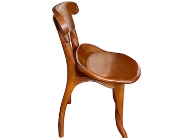 Gaudi contemporary design.  Batlló chair handmade solid oak