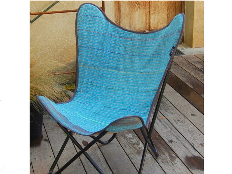 handmade with Vintage fabrics 100/% cotton Butterfly boho chair