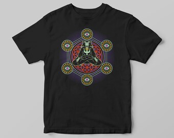 Strange Eye T-Shirt | Superhero Meditation Comic Nerdy Tee | Mens Unisex Shirt | Available in Plus Sizes