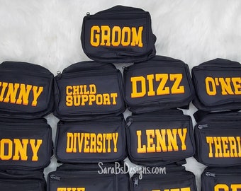 Custom Mens Fanny Pack - Bachelor Party | Groom | Best Man | Guys Weekend