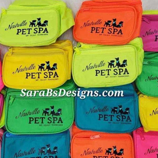 Large Quantity Bulk Order  Custom Fanny Packs *See Description! - Summer Camp | Church | Nurse | Cheer | Sports Team | Promotional Products