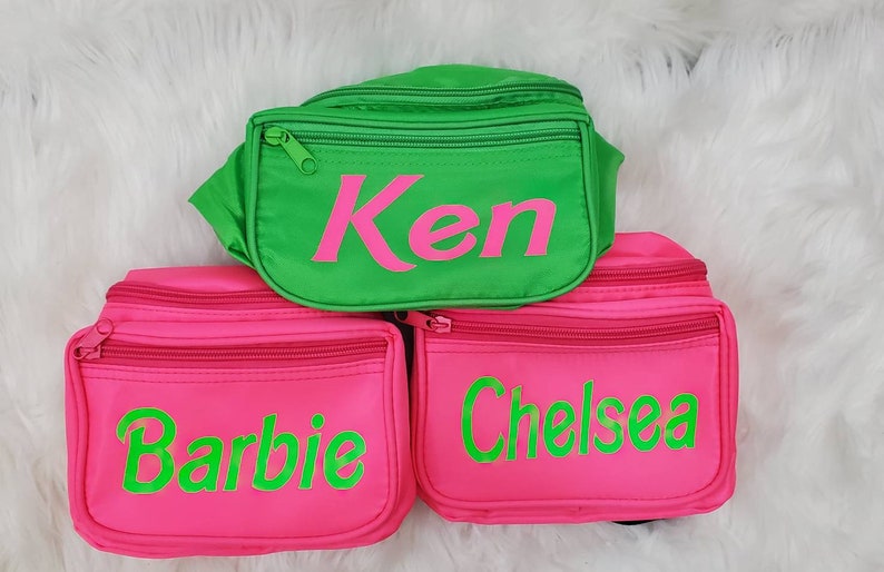 Custom Barbie Inspired Fanny Pack 90s 80s Bride Etsy