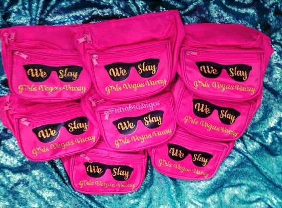 Las Vegas Fanny Pack Las Vegas Bachelorette Sincity LV Bachelor Party Guys Weekend We Said Vegas Etsy