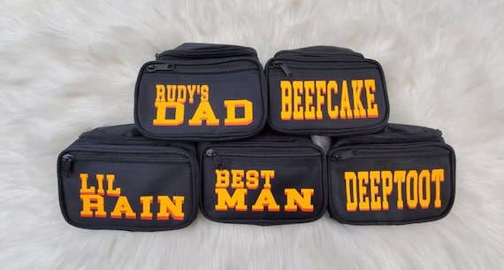 Custom Mens Fanny Pack - Bachelor Party | Groom | Best Man | Guys Weekend | Flower Dude | Flower Man | Flower Bro | Sling bag  | Cross body