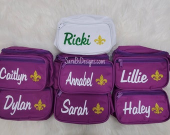 Custom Mardi Gras Fanny Pack, Mardi Pardi, New Orleans | Nawlins | Neon | Party | NOLA | Bachelorette,