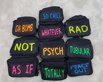 Neon Custom Fanny Pack, Fanny Pack Bachelorette, Bridesmaid Gifts, Bridesmaid Bags, Custom Fanny Pack, Personalized Fanny Pack, Party Bag