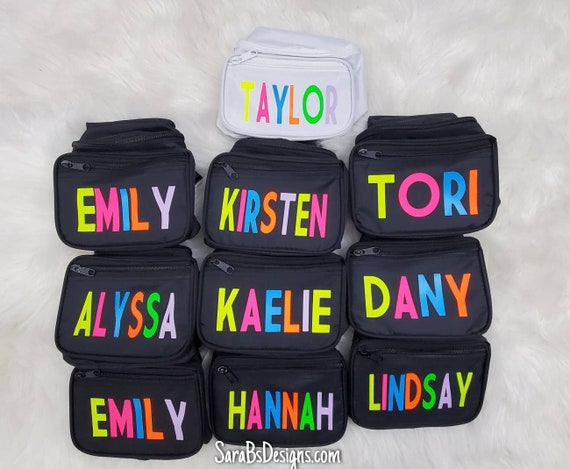 Custom Waist Pack - Bridesmaid | Squad | Tribe | Bride | Bachelorette | Neon | Fiesta | Aloha