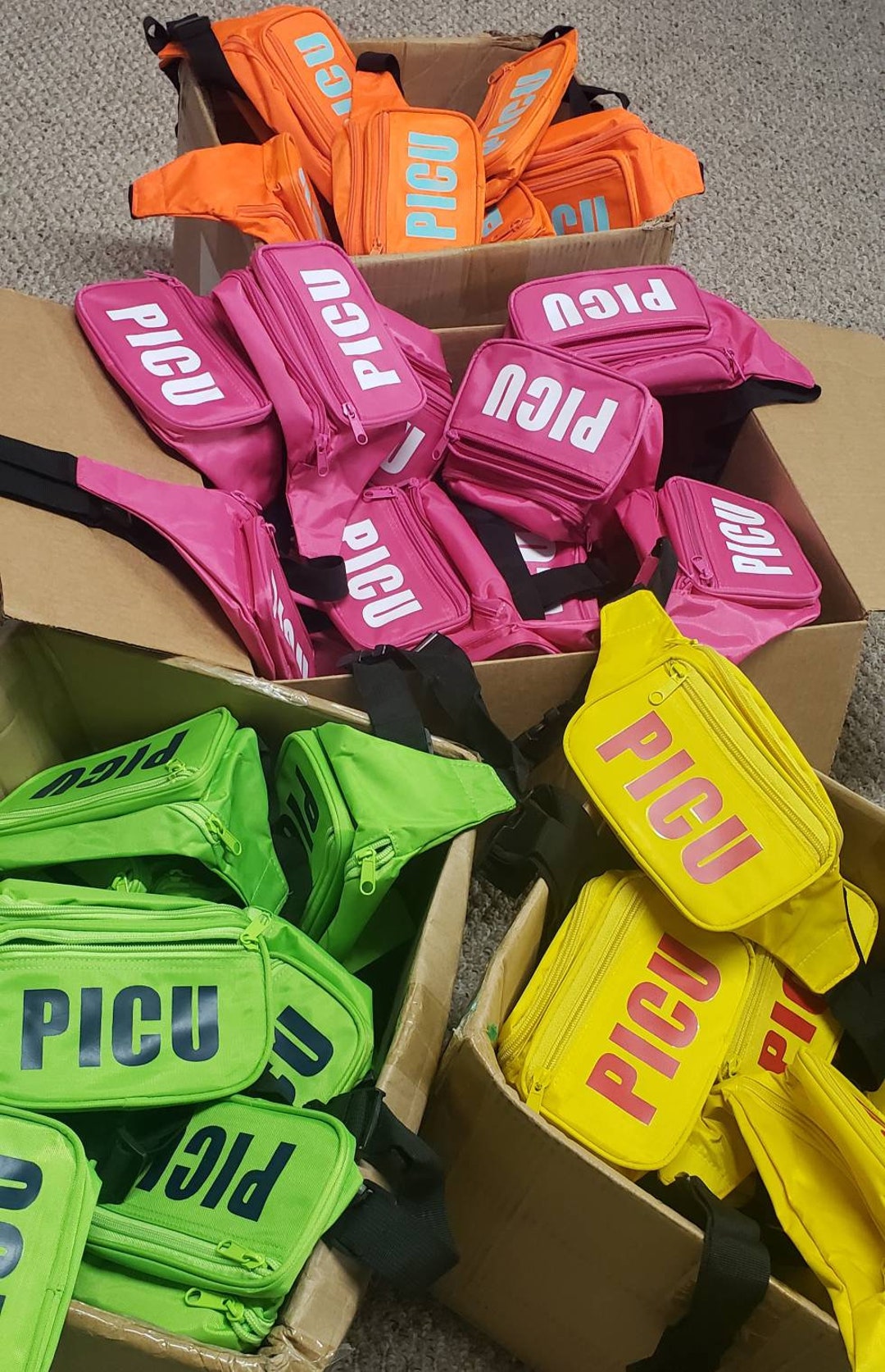 Large Quantity Bulk Order Custom Fanny Packs see Description