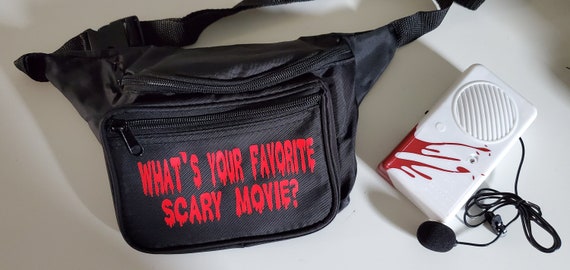 Horror Bag, Ghost Face, Scream, What's your favorite scary movie, Hello Sidney, belt bag , shoulder bag, crossbody bag