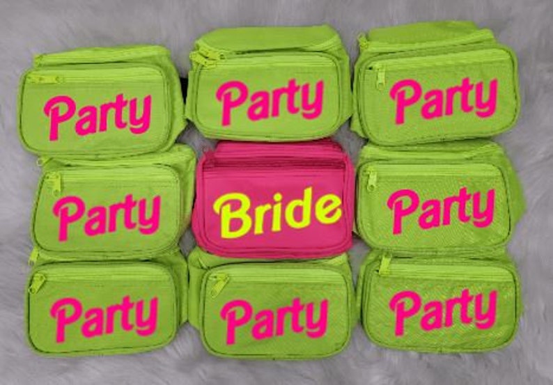 Custom Barbie Inspired Fanny Pack 90s 80s Bride Etsy
