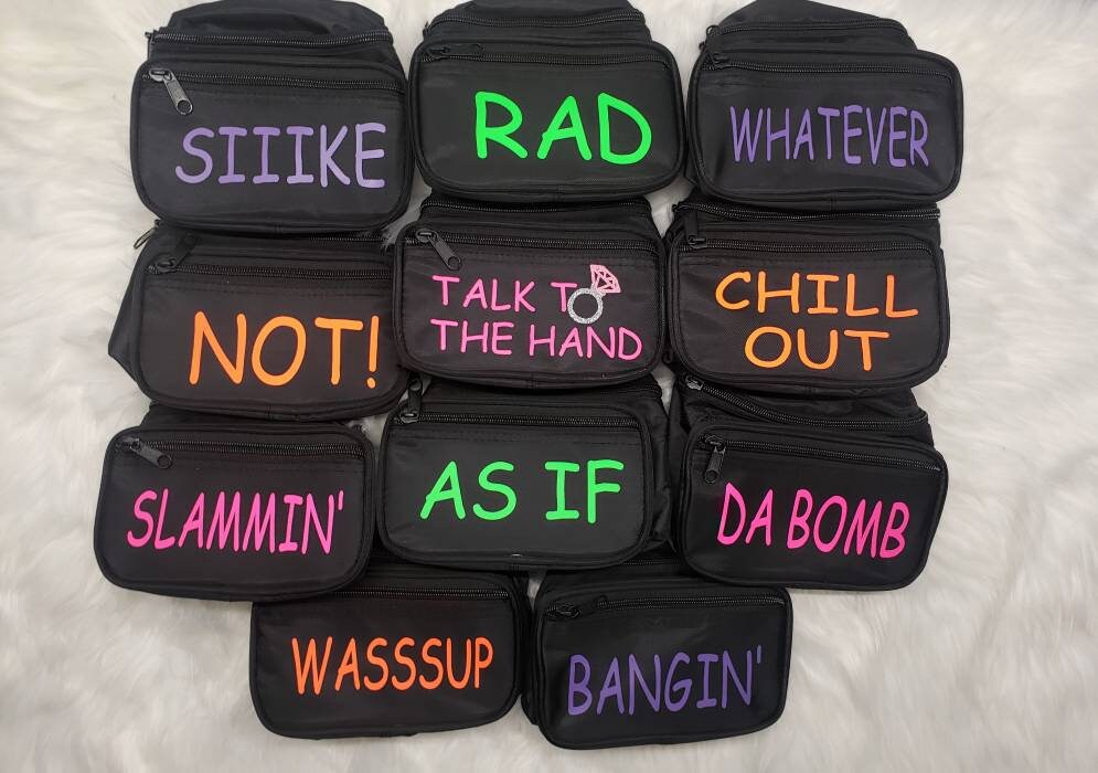 Neon Custom Party Fanny Pack 90s 80s Bride Etsy
