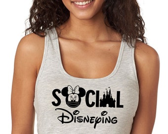 Disney Minnie Tank Top, Disney Shirts for Women, Minnie Mouse Ears