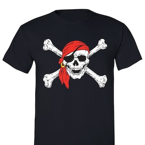 Pirate Bandana Totenkopf Damen T-Shirt