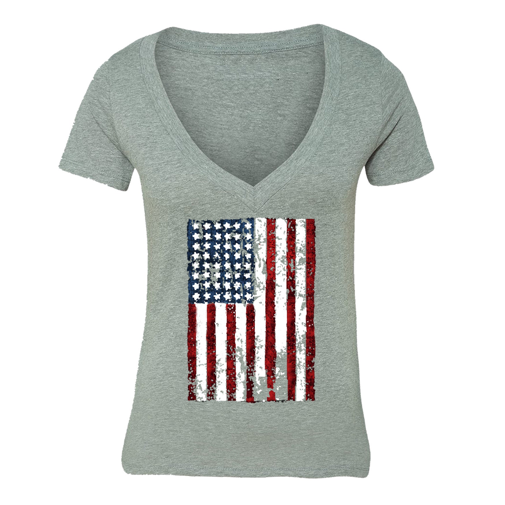 Xtrafly Apparel Womens American Flag Distressed Heart Eagle | Etsy