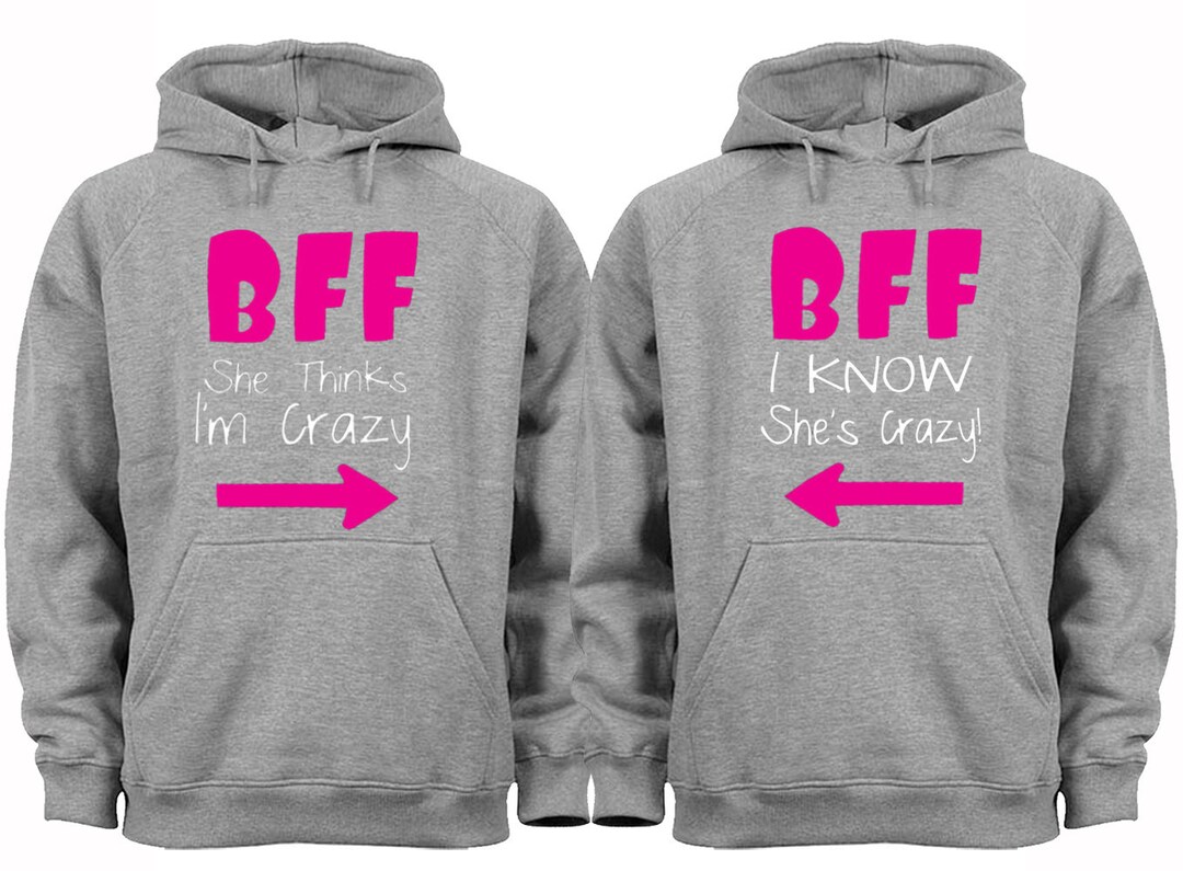 Free Shipping Matching Couples Family BFF She Thinks I'm Crazy Best ...