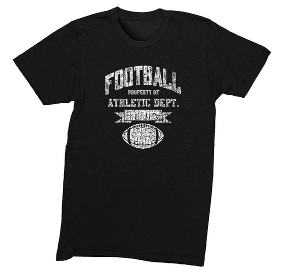 Men's Football Property of Athletic Dept. Gift Sports Fan Team
