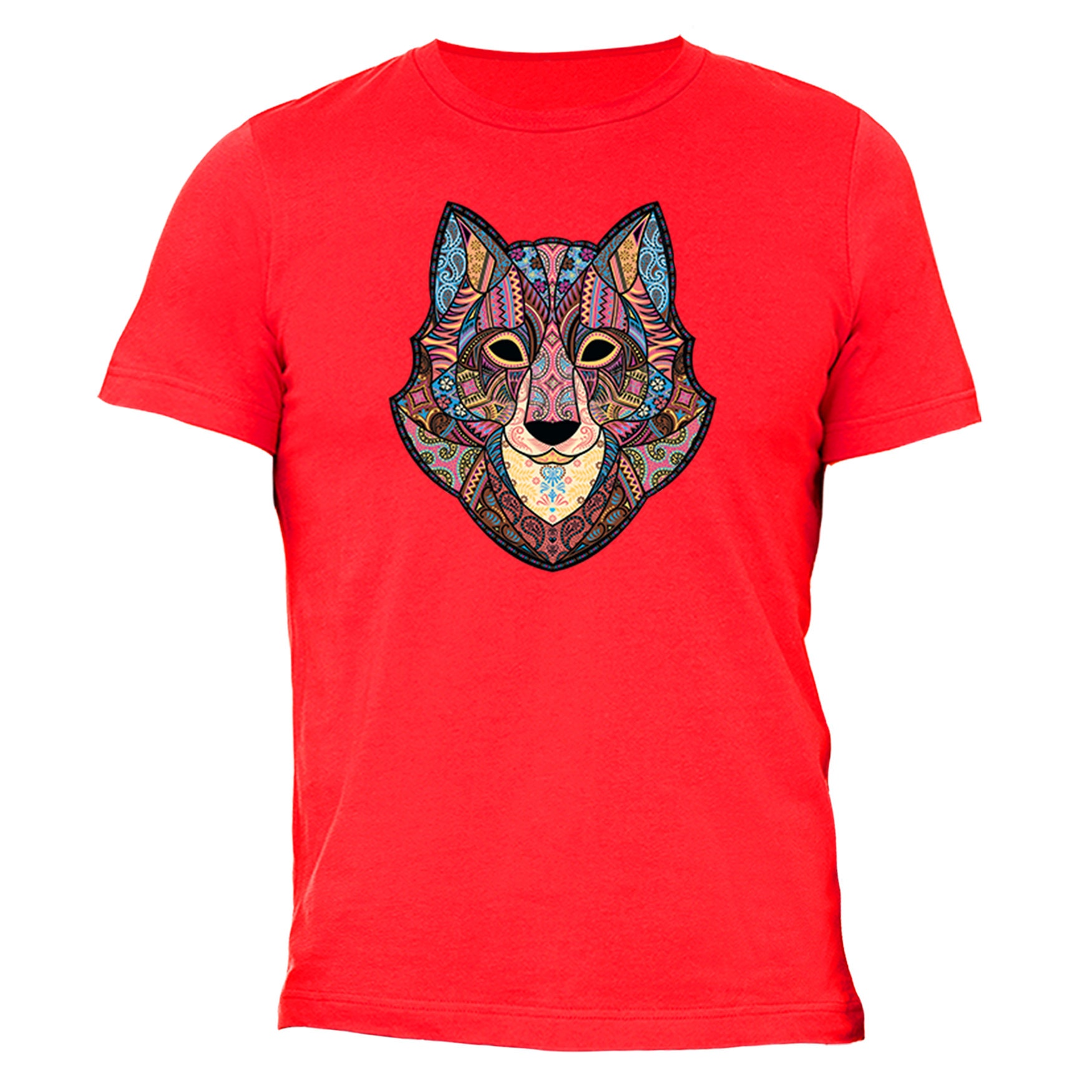 Men's Mosaic Wolf Tee Native American Indian Mandala Tribal Spirit Animal  Wildlife Colorful Zoo Gift Men's Crewneck T-shirt - Etsy Hong Kong