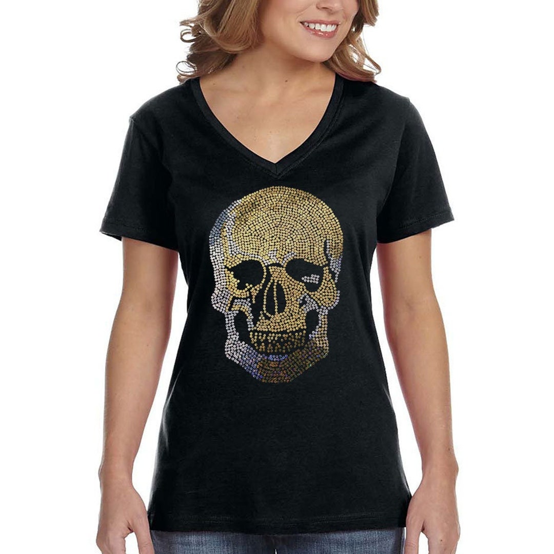 トップス PPFM Sequin skull long tee Archive PPFM Sequin skull long tee Archive y2k