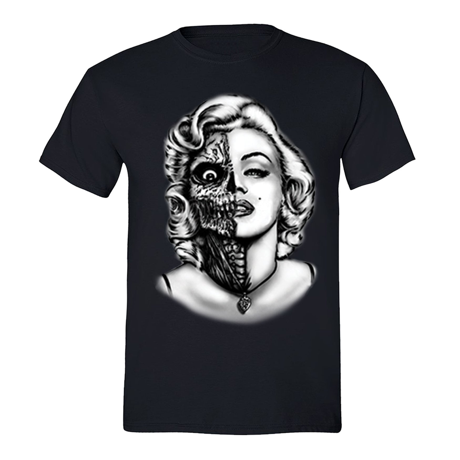 Marilyn Monroe Gangster Cool Graphic Hipster Red Roses