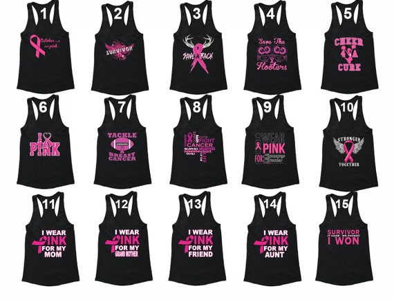 Canotta da donna per la consapevolezza del cancro al seno, camicia a nastro rosa Fight Cancer, maglietta regalo Fighter Cure October Survivor - Italia