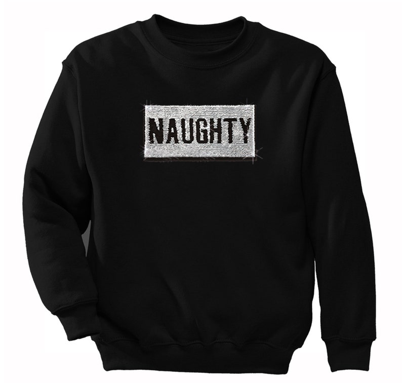 Naughty nice sequin shirt Clearance