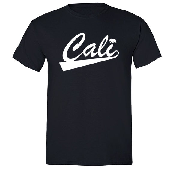 Mannen California T-Shirt Cali Bear West Side Zomer - Etsy België