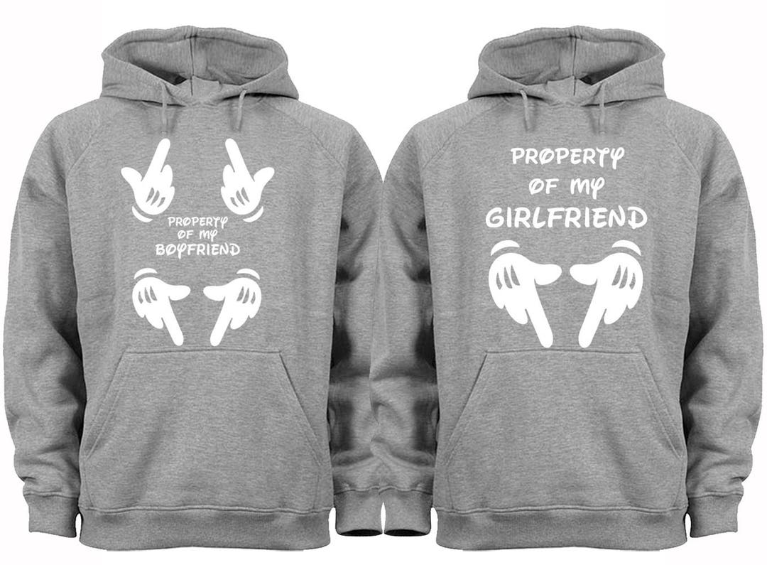 Couples Matching Hoodies She's my best friend Matching Couple Grey Unisex  S-6X