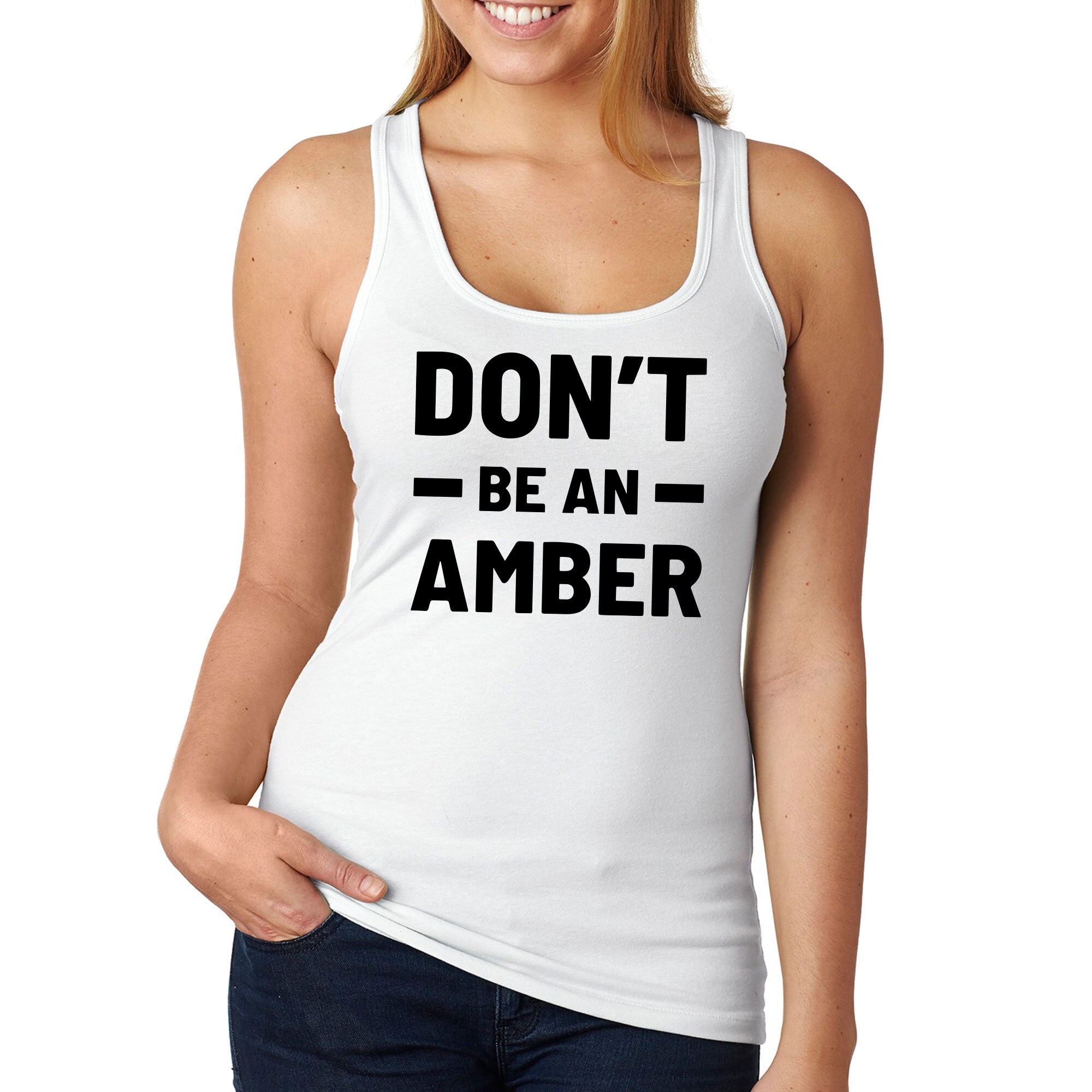 Discover Women's Don't Be an Amber Shirt, Heard Turd Johnny Depp Tank Top