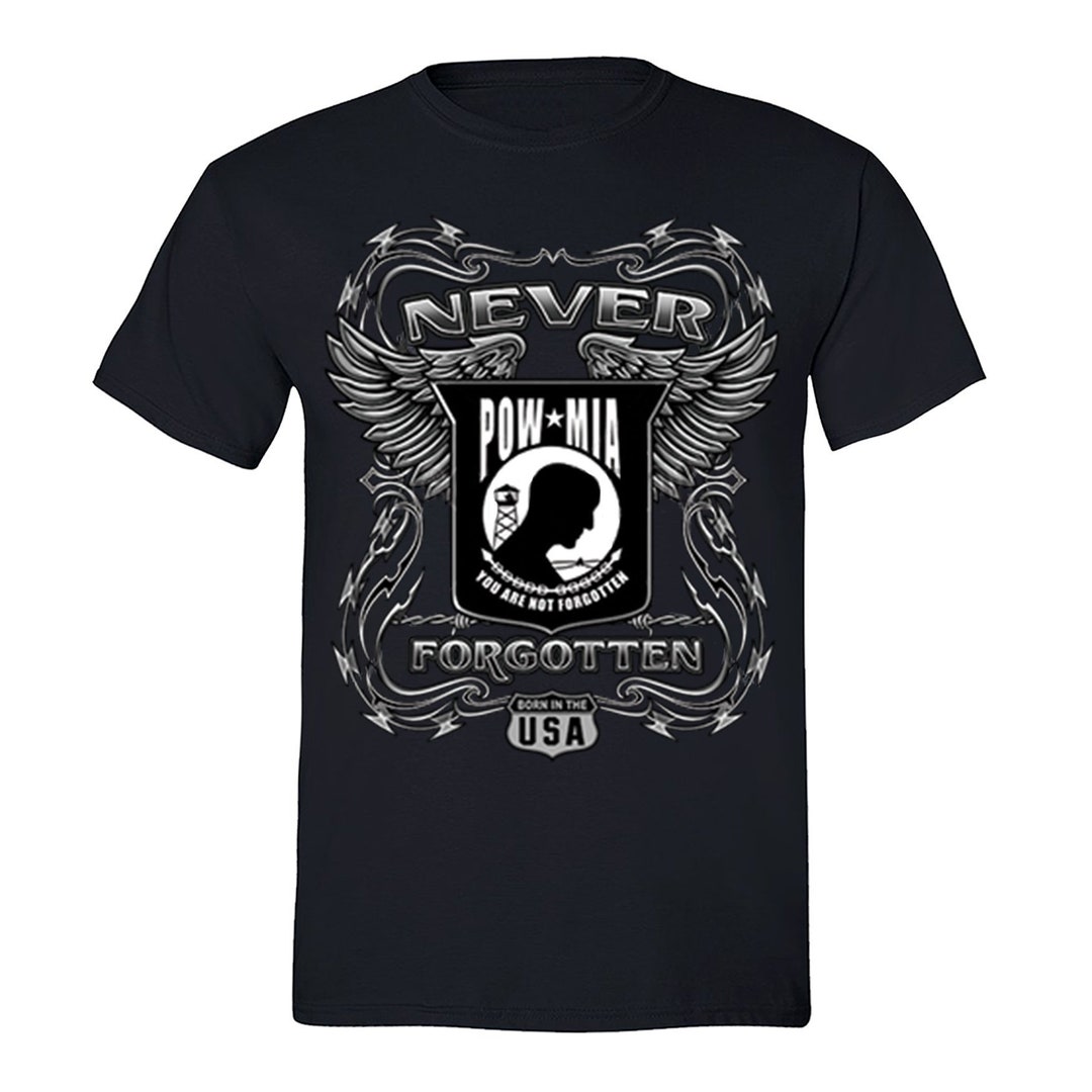T-shirt Homme 5XL Noir "All Gave Some, Some Gave All" POW MIA - Marque Gildan - Occasion