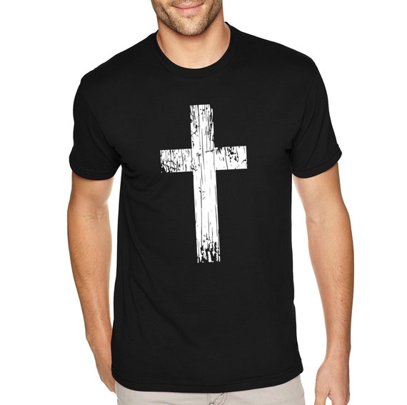 Men's Tee Cross Crucifix Religious Jesus Christ God Church - Etsy