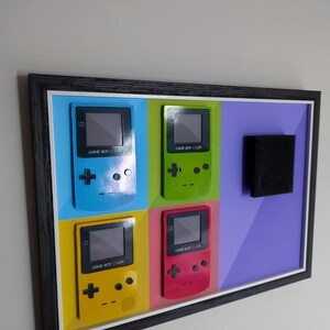 3D Wall Mount Shadowbox for Gameboy Color. *gameboy Not Included - Wall ...