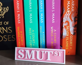 3D Printed Library Bookshelf Street Sign Designs