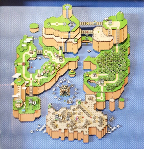 Super Mario World style map of the Earth : r/retrogaming