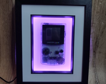 Light up LED wall mount for Gameboy Color. *gameboy not included - Wall mount only*