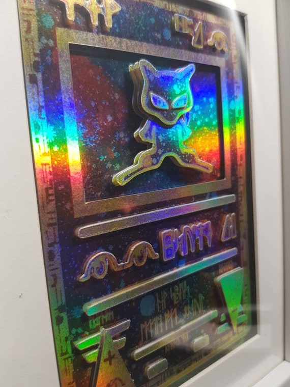 shadowbox pokemon card Flying Pikachu VMAX 2021 Pokémon shadow box custom card art by Do or Dye  Designs main image 1