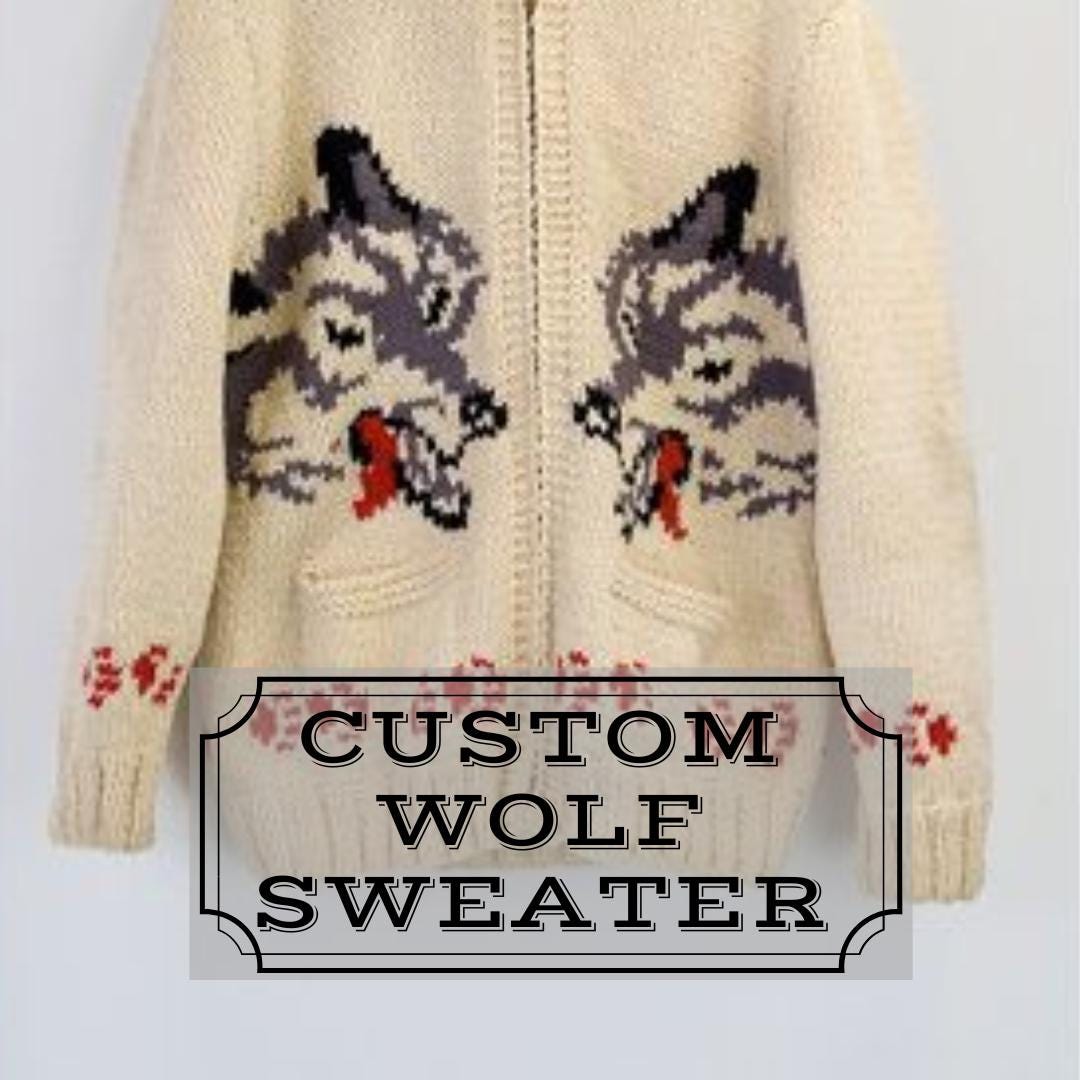 Wolf cowichan - Etsy 日本