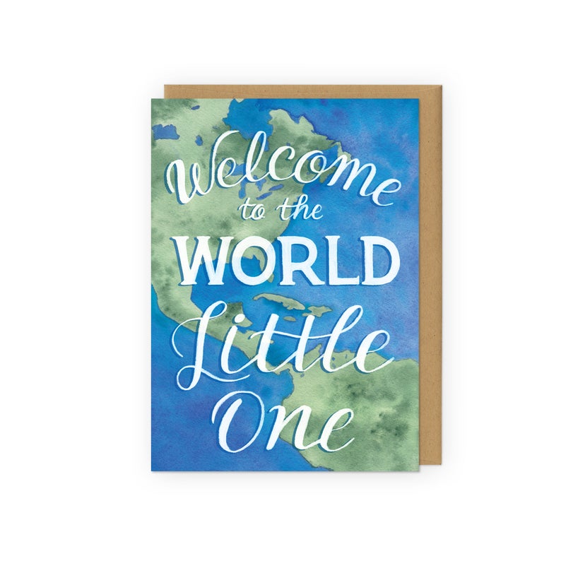 Welcome to the World Little One Greeting Card