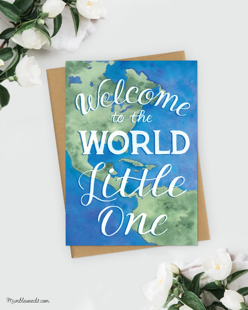 Welcome to the World Little One Greeting Card