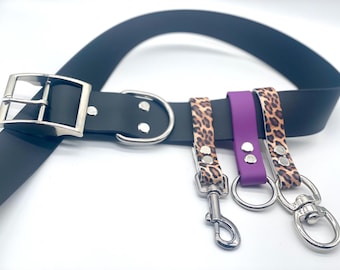 Dog walking belt – handmade & individual – hands-free – for multiple dogs – coupler leash