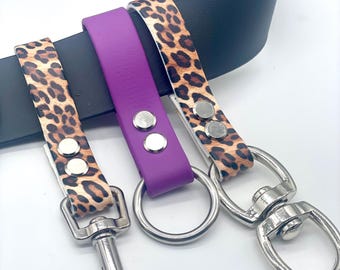 Accessories for dog walking belts & leashes | Carabiners, safety carabiners, swivels, rings | available individually