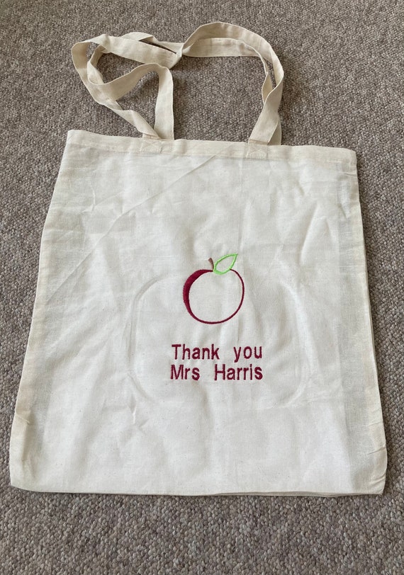 Thank You Teacher Tote Bag. Thank You Teacher. Tote Bag Etsy