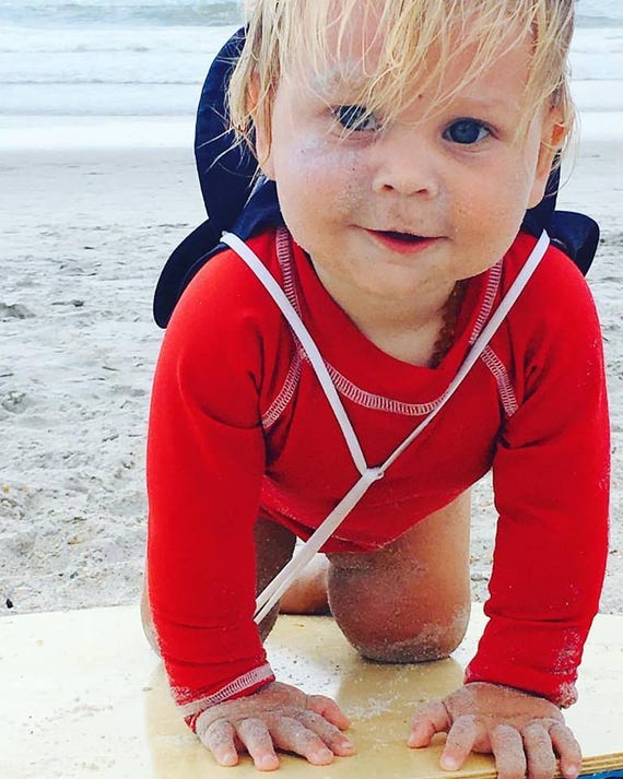 Baby Long Sleeve Rash Guard Swimsuit