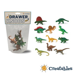 Puxadores e maçanetas de gaveta de dinossauro para cômoda, decoração temática de dinossauro para quarto infantil